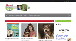 Desktop Screenshot of bartthedumpsterdog.com